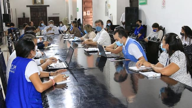 La instalación de la mesa se realizó en el Palacio de la Aduana