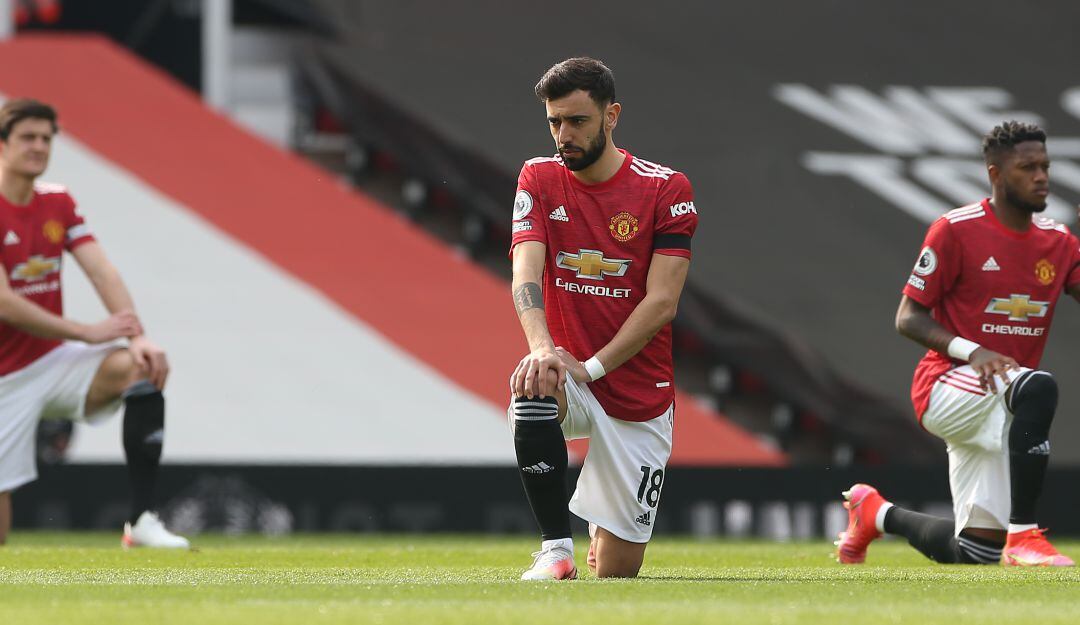 Bruno Fernandes, volante portugués del Manchester United