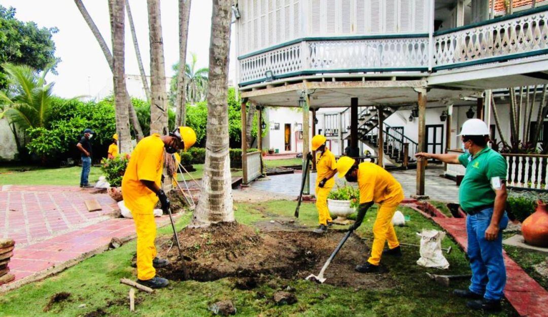 Avanzan las obras de restauración de la Casa Museo Rafael Núñez