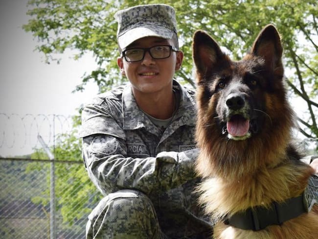 “Shaira” el canino que acompaña operaciones especiales en la Fuerza Aérea