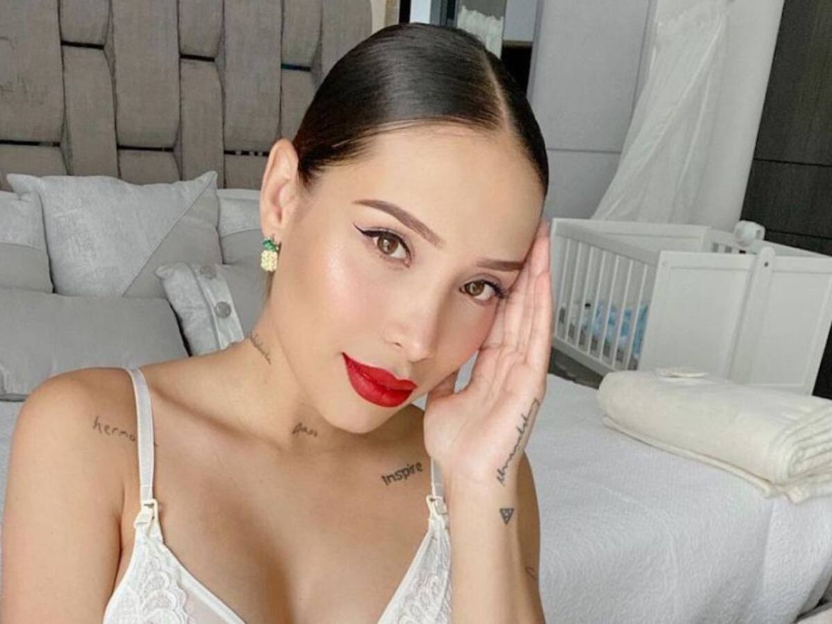 Luisa Fernanda W presumió su figura, luego de 19 días de dar a luz