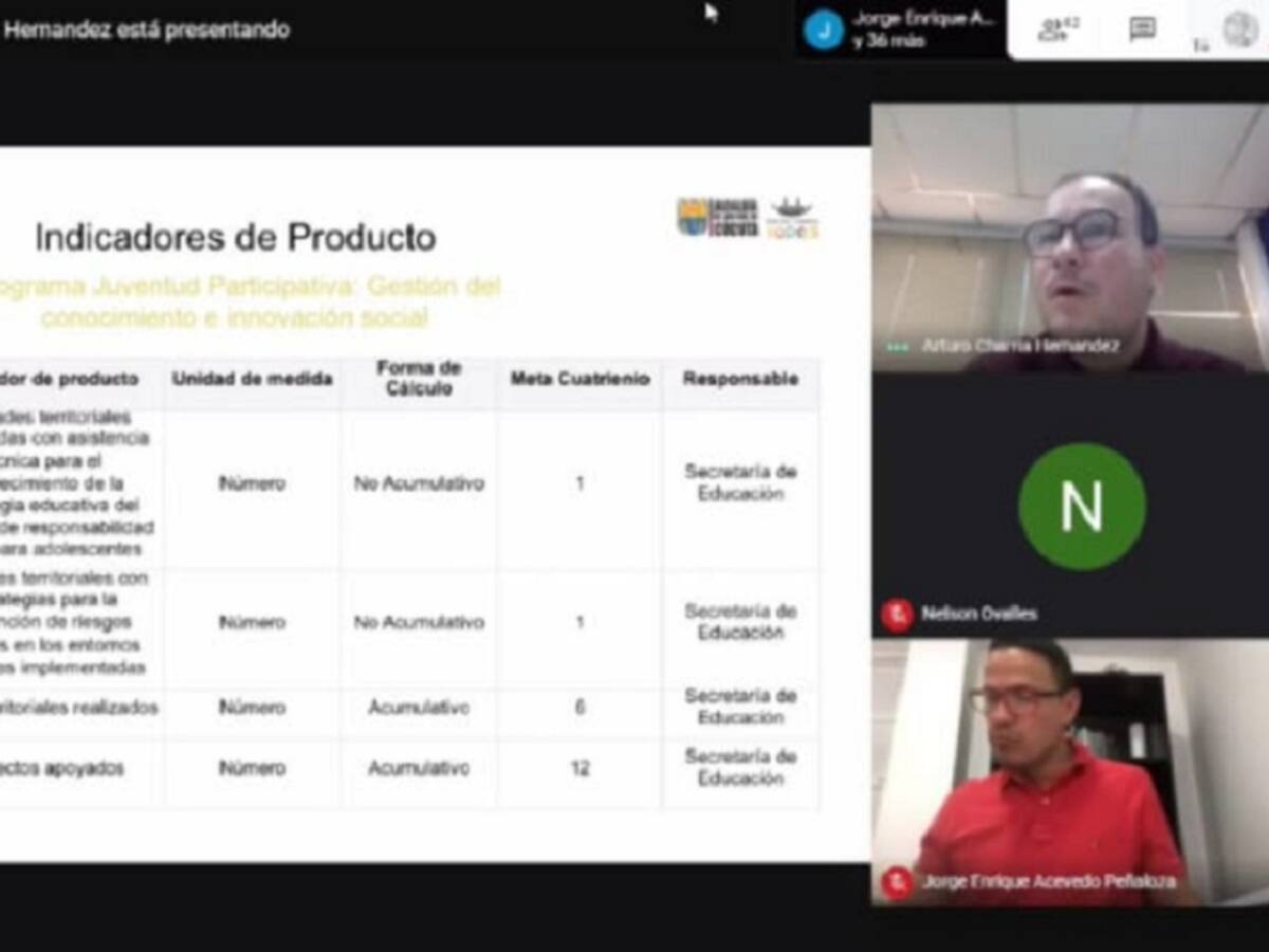 Ediles participan en discusión del plan de desarrollo de Cúcuta