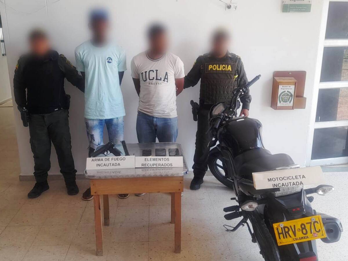 Capturados dos presuntos atracadores en el sur de Cartagena