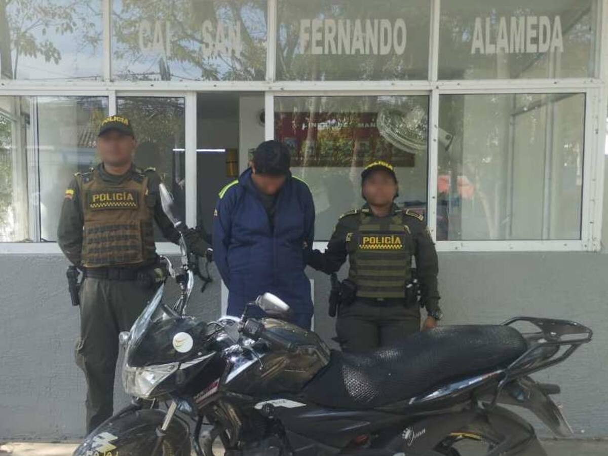 Tres hombres fueron capturados movilizándose en motocicletas hurtadas en Cartagena