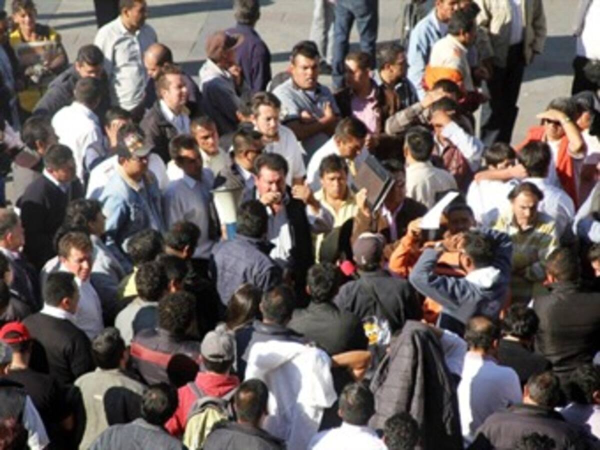 Paro de transporte en Tunja contra el 'pico y placa'