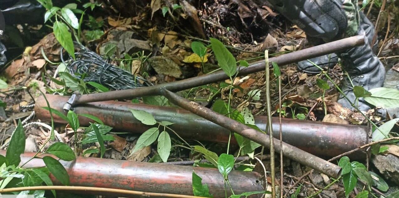 Los elementos al parecer hacían parte de un grupo armado ilegal.