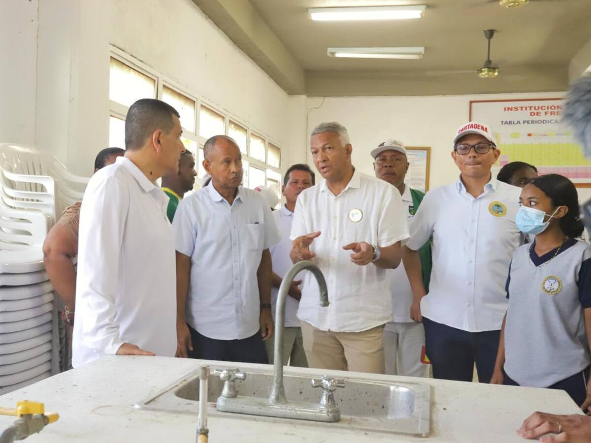 Distrito inició Plan Maestro de Rehabilitación de Escuelas en Cartagena y sus corregimientos