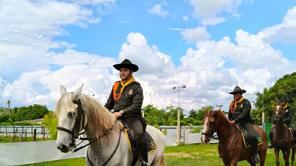 Patrullajes a caballo buscan fortalecer seguridad en Arjona, Bolívar