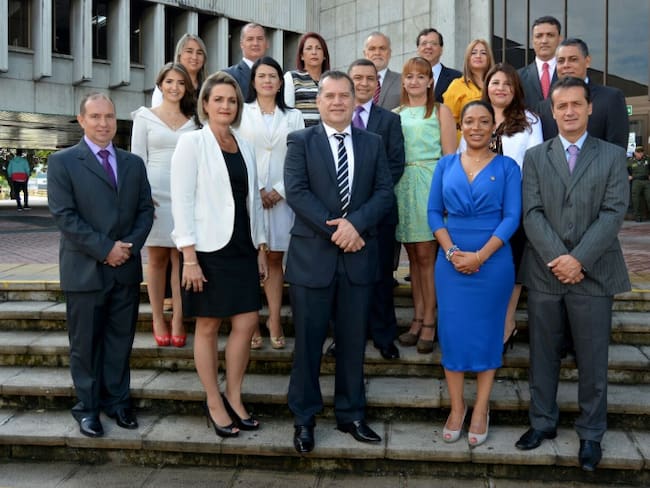 Sigifredo Salazar presentó todos los miembros de su gabinete de gobierno