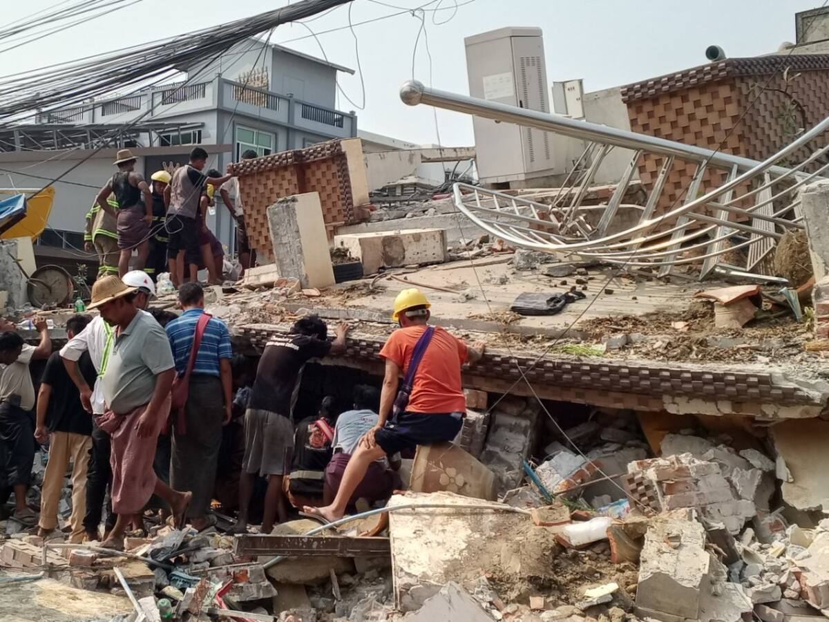 “Una carrera a contrarreloj”: así se está atendiendo la crisis tras fuerte terremoto en Myanmar