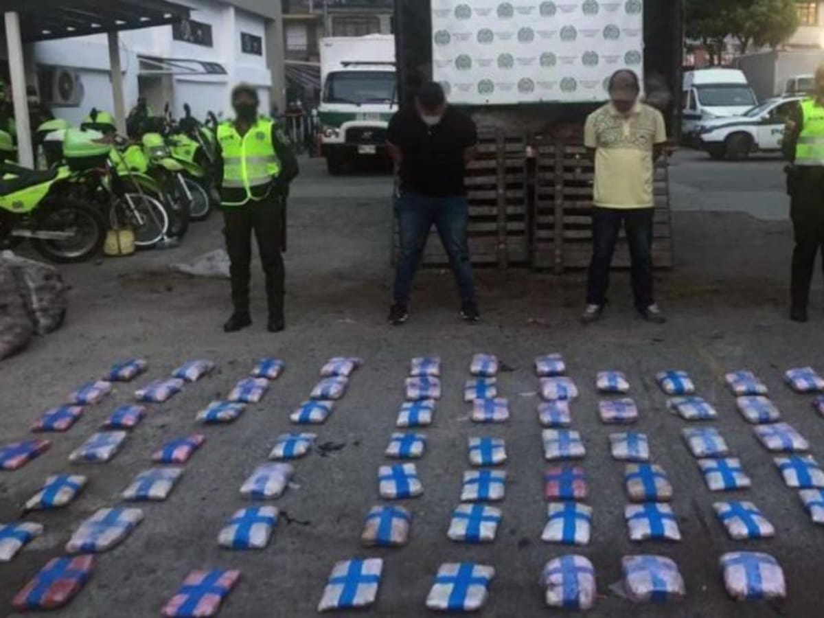 Gran cargamento de marihuana fue incautado en Dosquebradas