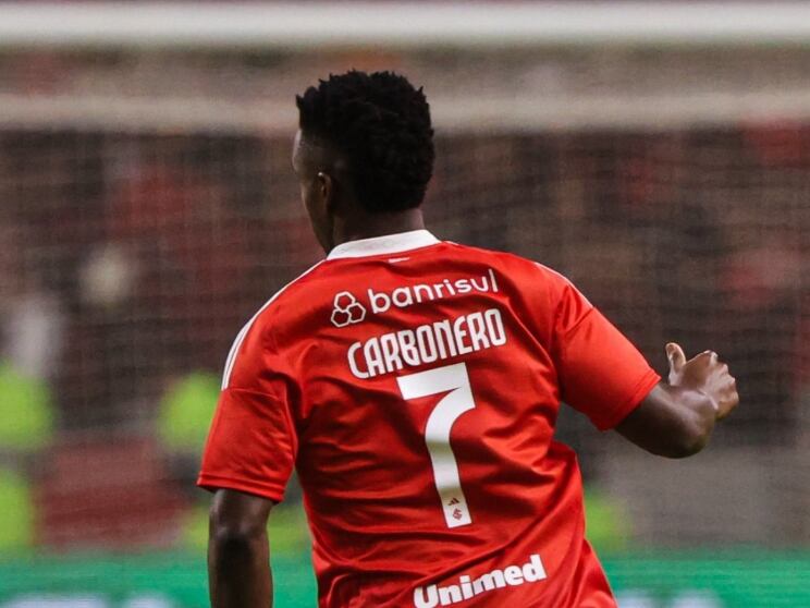 Johan Carbonero anotó el gol de su equipo en la derrota 1-2 contra Fluminense / Instagram: Internacional.