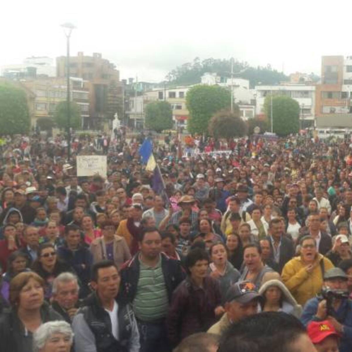 Aumentan las protestas en Chiquinquirá por falta de agua para más de 70.000 personas
