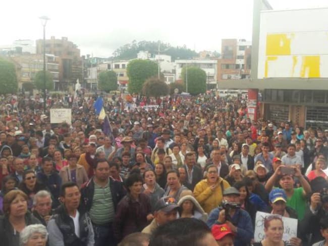 Aumentan las protestas en Chiquinquirá por falta de agua para más de 70.000 personas
