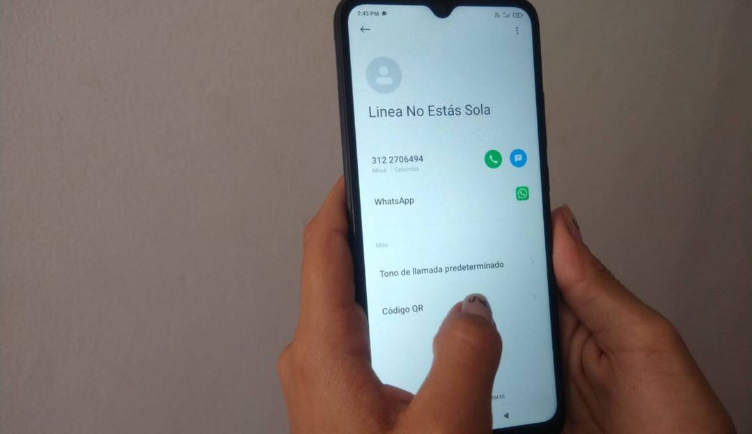 Linea para mujeres víctimas 