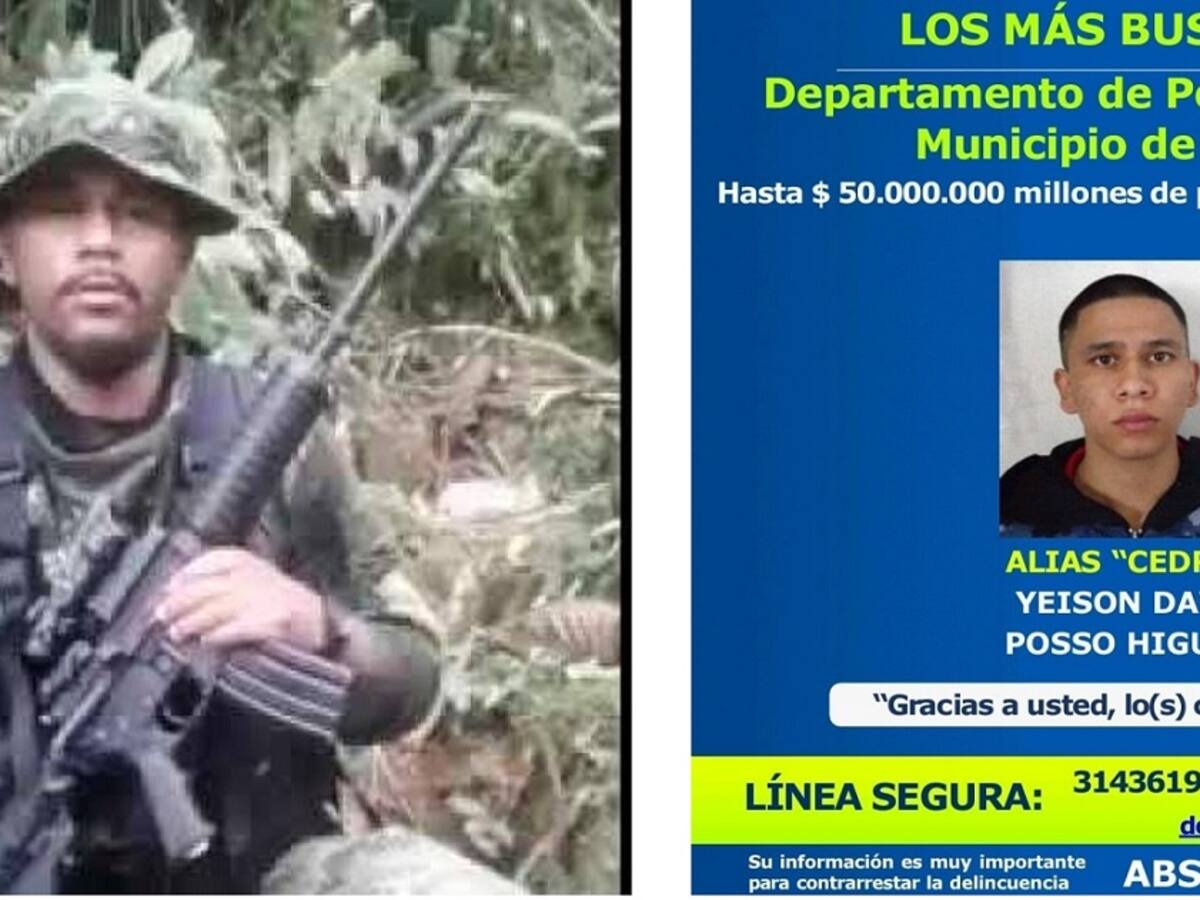 Ofrecen recompensa por alias Ramiro del frente 18 y alias Cedral de las AGC en Ituango