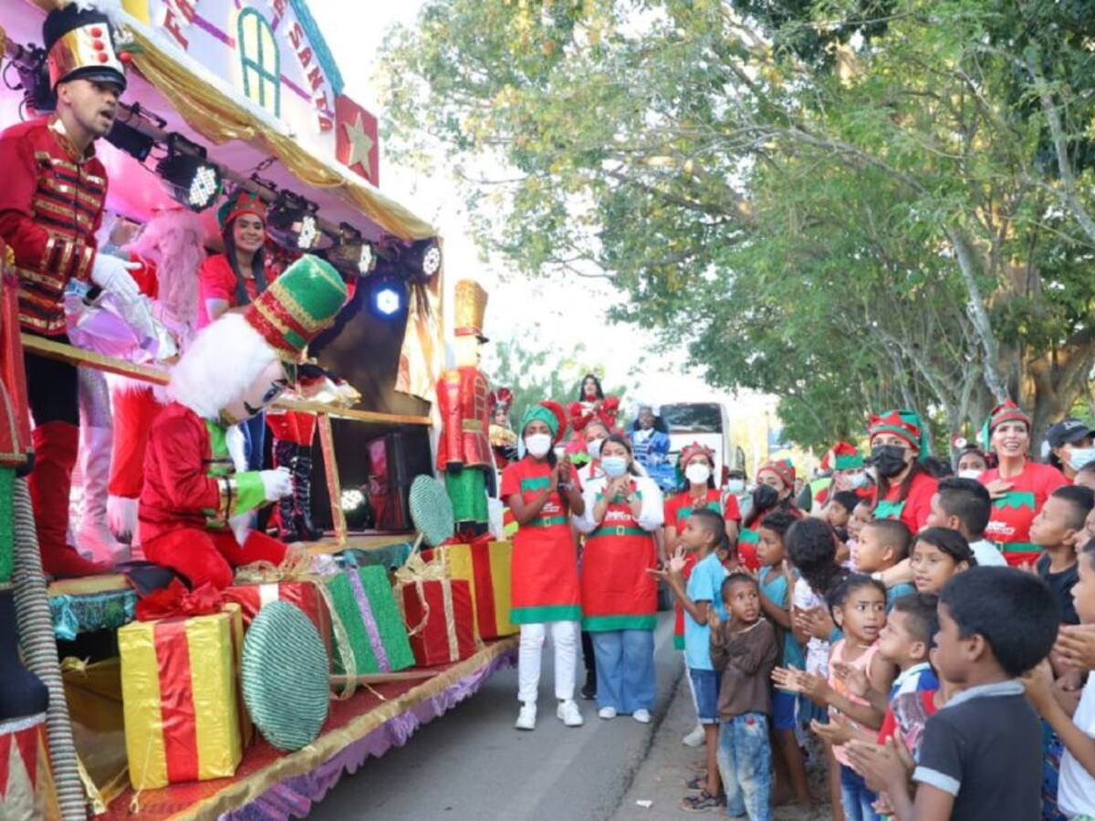 Caravana Navideña llegó a la Depresión Momposina en Bolívar