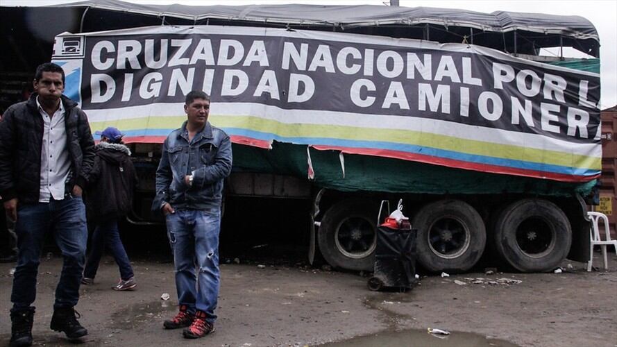 Paro nacional. Foto: Colprensa