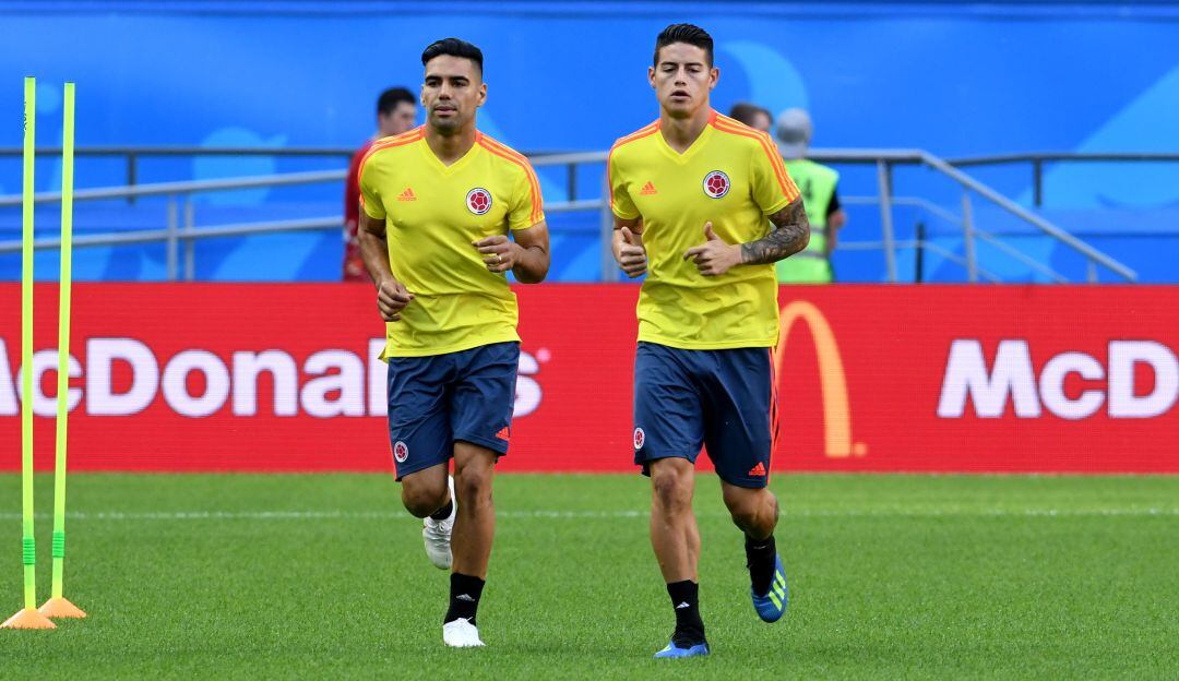 Falcao García y James Rodríguez son los principales referentes de la Selección Colombia en los últimos años.