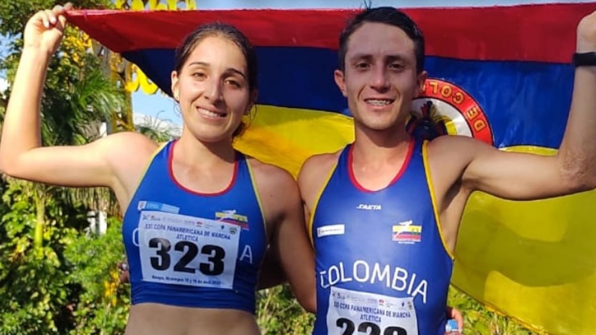 Laura Chalarca y César Herrera, marchistas colombianos, expectativas de cara a Paris 2024