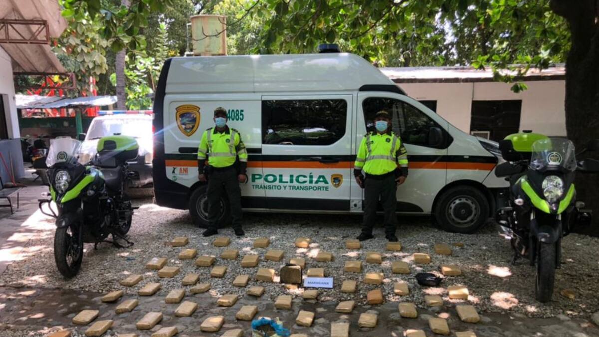 Decomisan cargamento de droga en la Zona Bananera del Magdalena