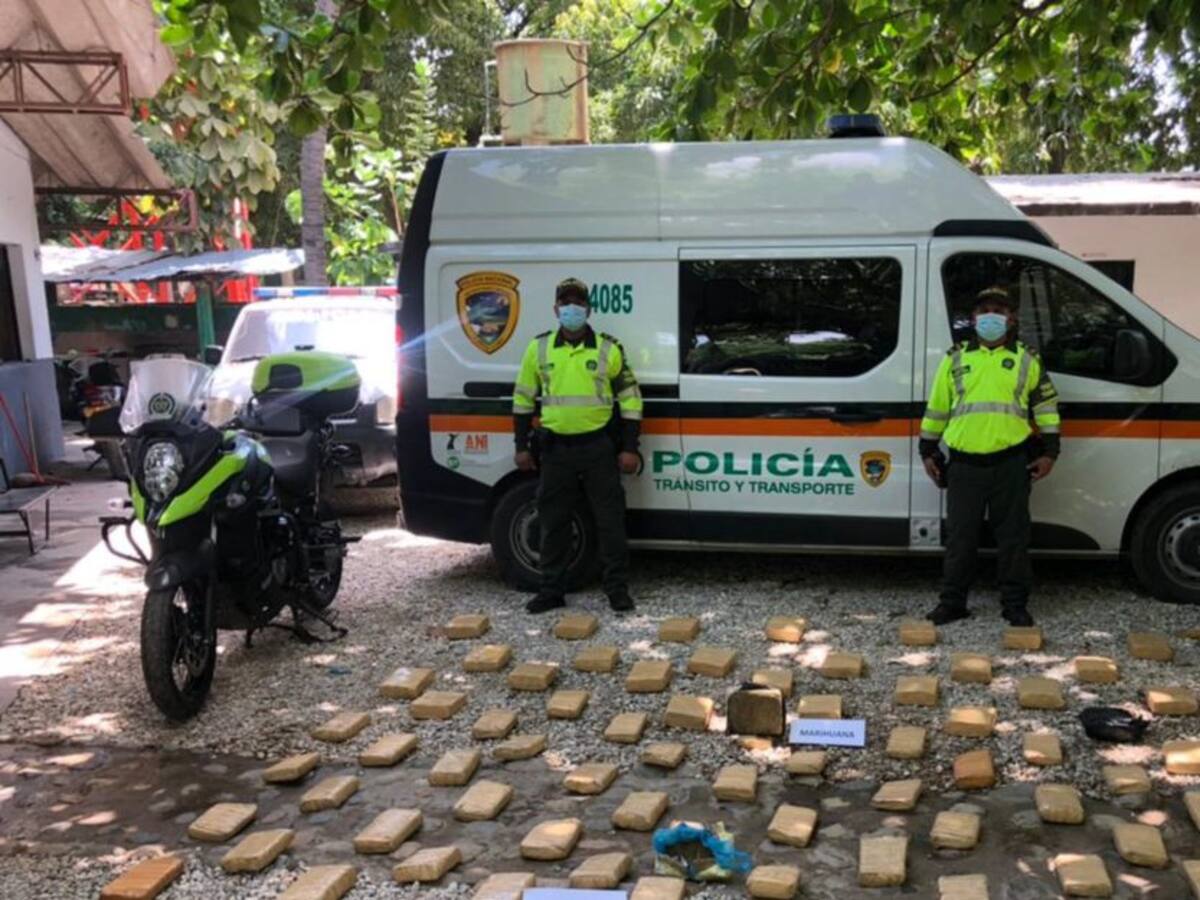 Decomisan cargamento de droga en la Zona Bananera del Magdalena