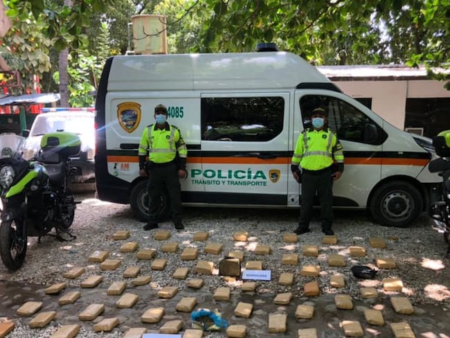 Decomisan cargamento de droga en la Zona Bananera del Magdalena
