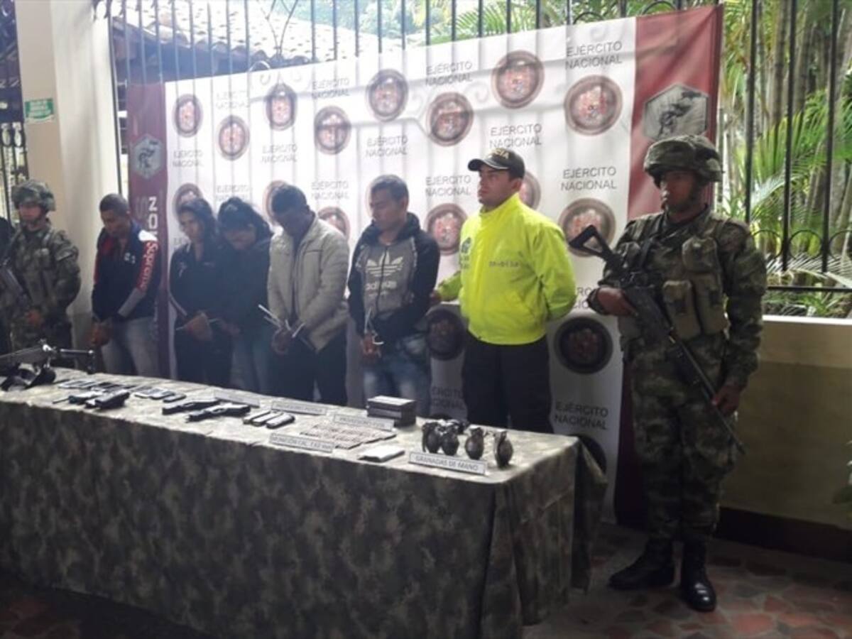 Capturado alias El Tigre y otros cuatro disidentes de las Farc en Cauca