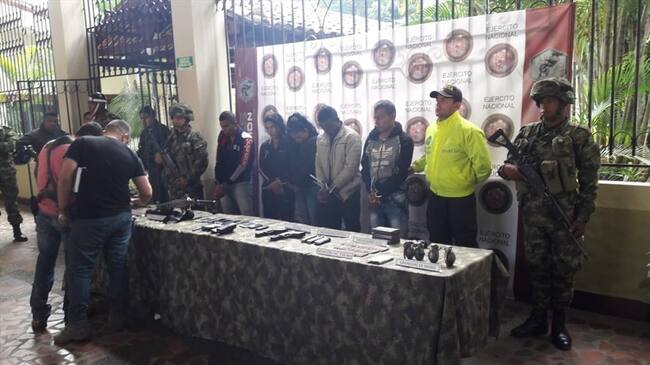 La operación fue realizada en la vereda Bello Horizonte. Foto: Cortesía/ Ejército.