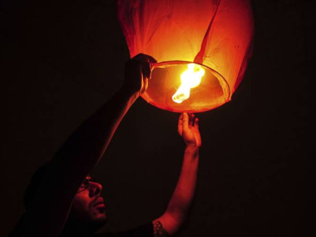 En Medellín se han registrado siete incendios por globos durante diciembre