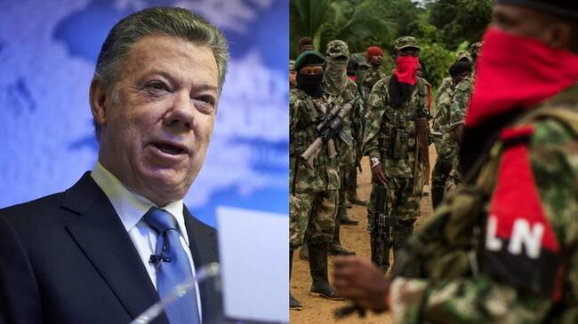 Juan Manuel Santos aseguró que le pide “inspiración a Dios” para ver qué decisión tomar frente a la continuidad o ruptura de la mesa de diálogos con el Eln. Foto: Getty Images