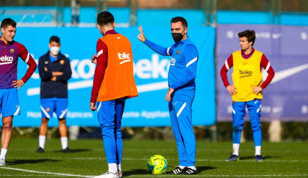 Entrenamiento del Barcelona