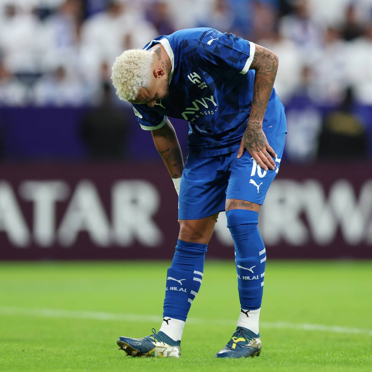 Video: Neymar prende las alarmas tras una nueva lesión en la victoria de Al Hilal