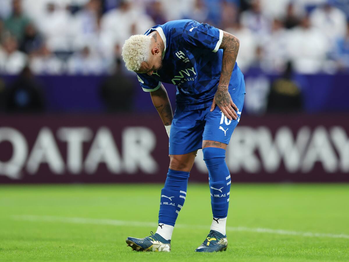 Video: Neymar prende las alarmas tras una nueva lesión en la victoria de Al Hilal