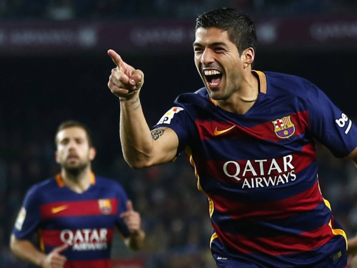 Luis Suárez abrió el marcador en el Bernabéu