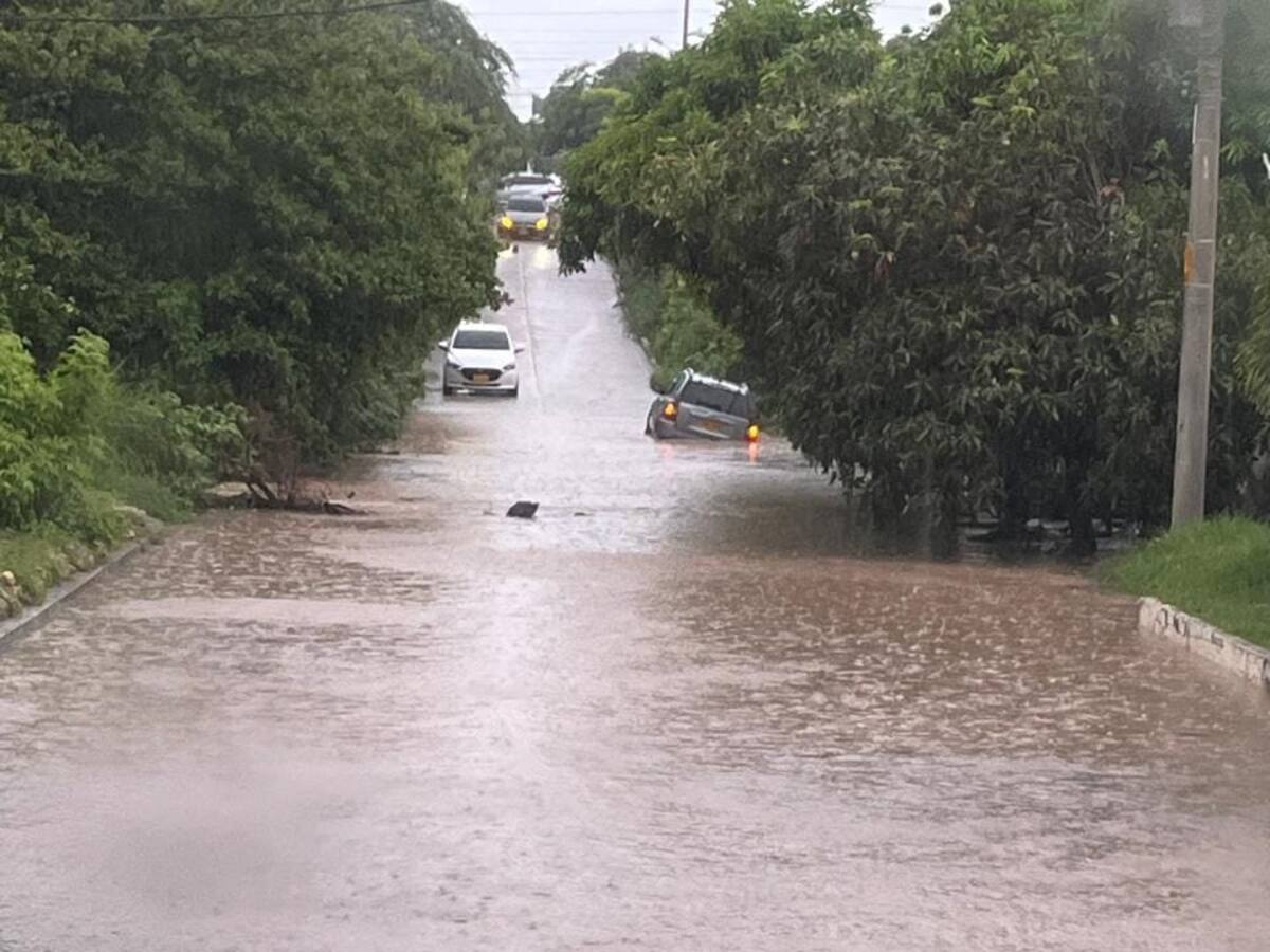 Lluvias dejan inundaciones en el área metropolitana de Barranquilla