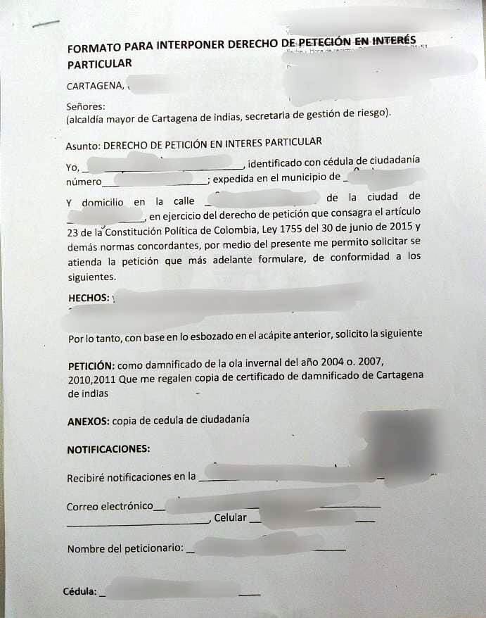 Oficina Asesora para la Gestión del Riesgo de Desastres de Cartagena