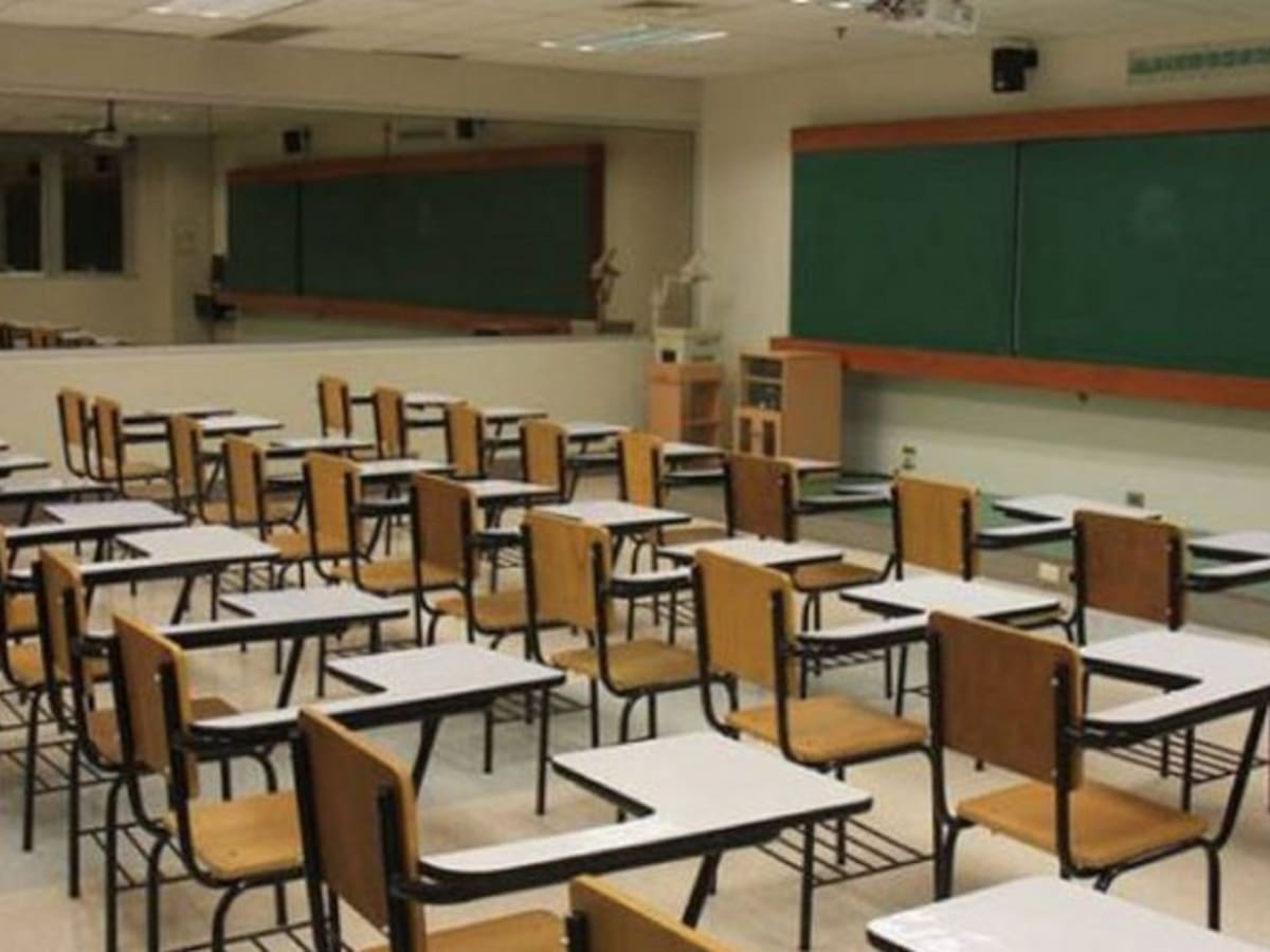 ¿Ven clase sentados en cajas de cartón? esto se conoce sobre denuncia ante un colegio en Bucaramanga