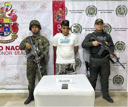 Alias 'Chino' capturado por la Policía en Santa Marta en el marco de la operación Caribe