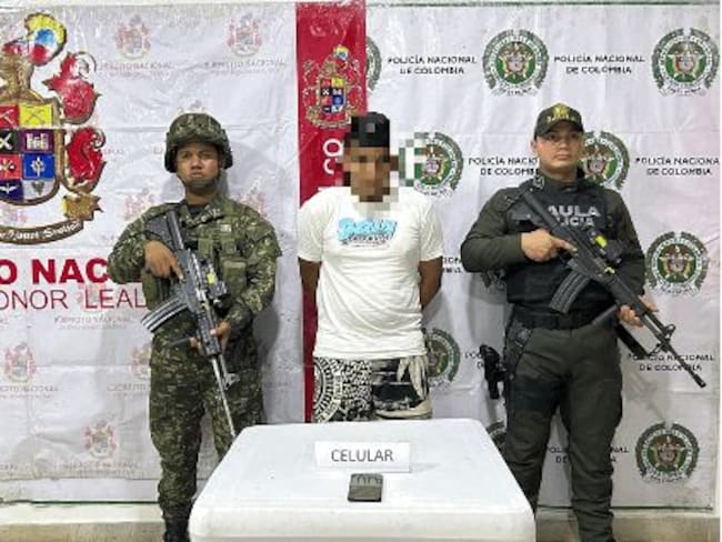 Alias 'Chino' capturado por la Policía en Santa Marta en el marco de la operación Caribe