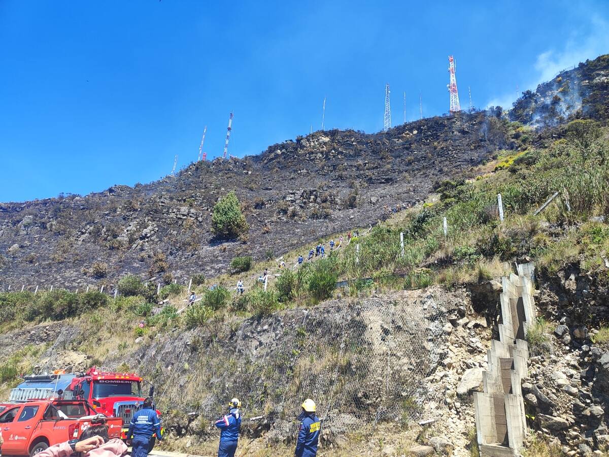 Incendio en Santurbán está controlado, sin embargo vigilan puntos calientes