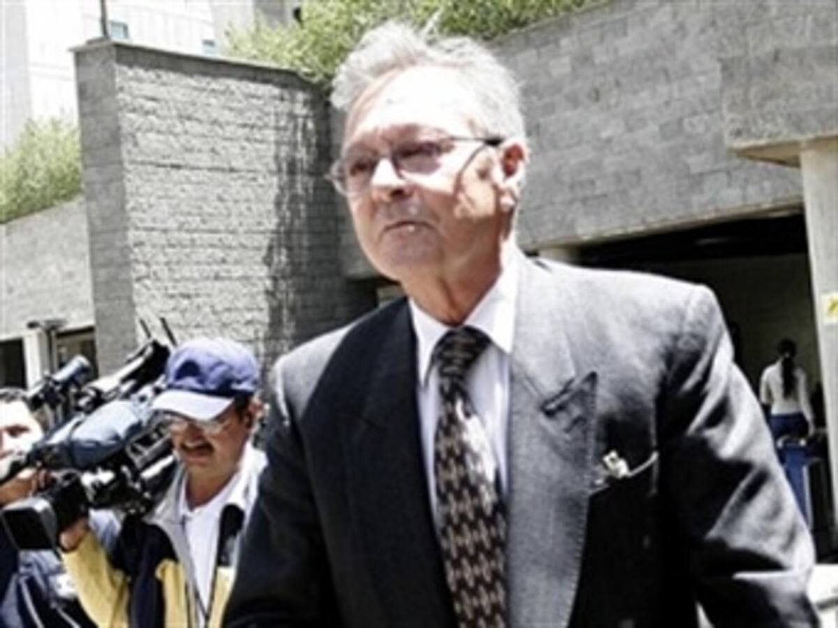 Arias Cabrales rinde indagatoria por muerte de magistrado Urán