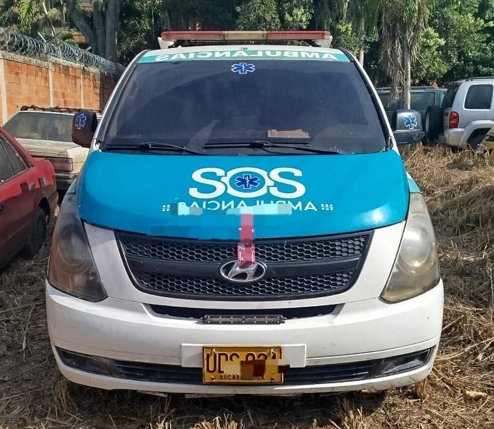 Ambulancia inmovilizada