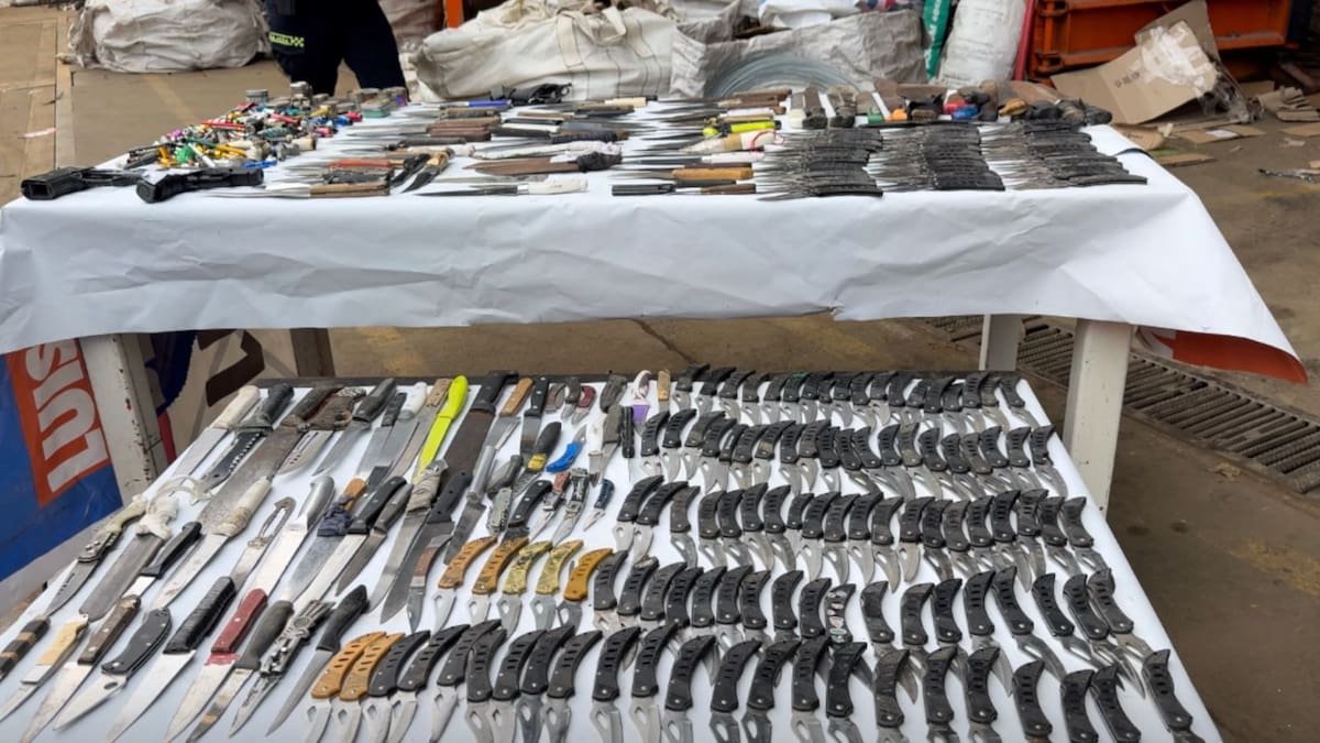 Destruyen más de 400 armas que habían sido incautadas en Rionegro, Antioquia
