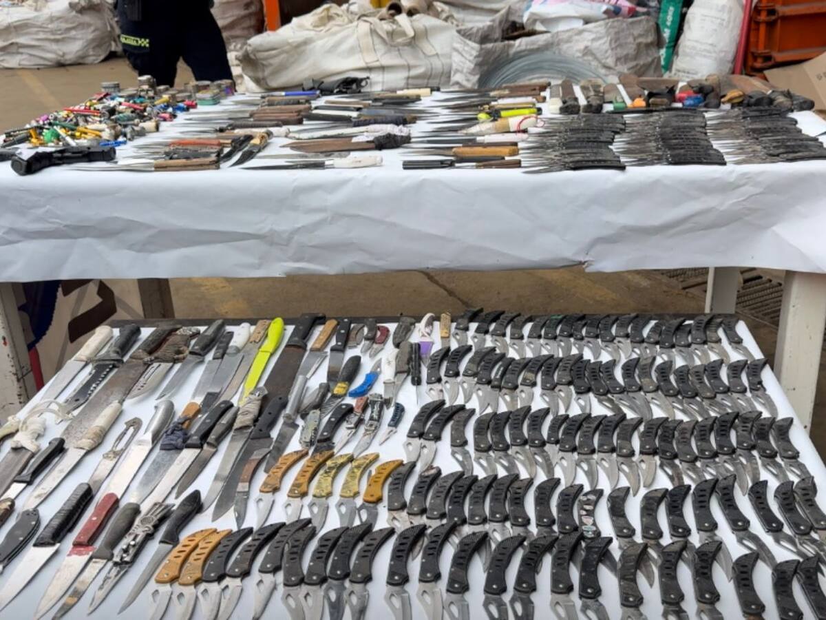 Destruyen más de 400 armas que habían sido incautadas en Rionegro, Antioquia