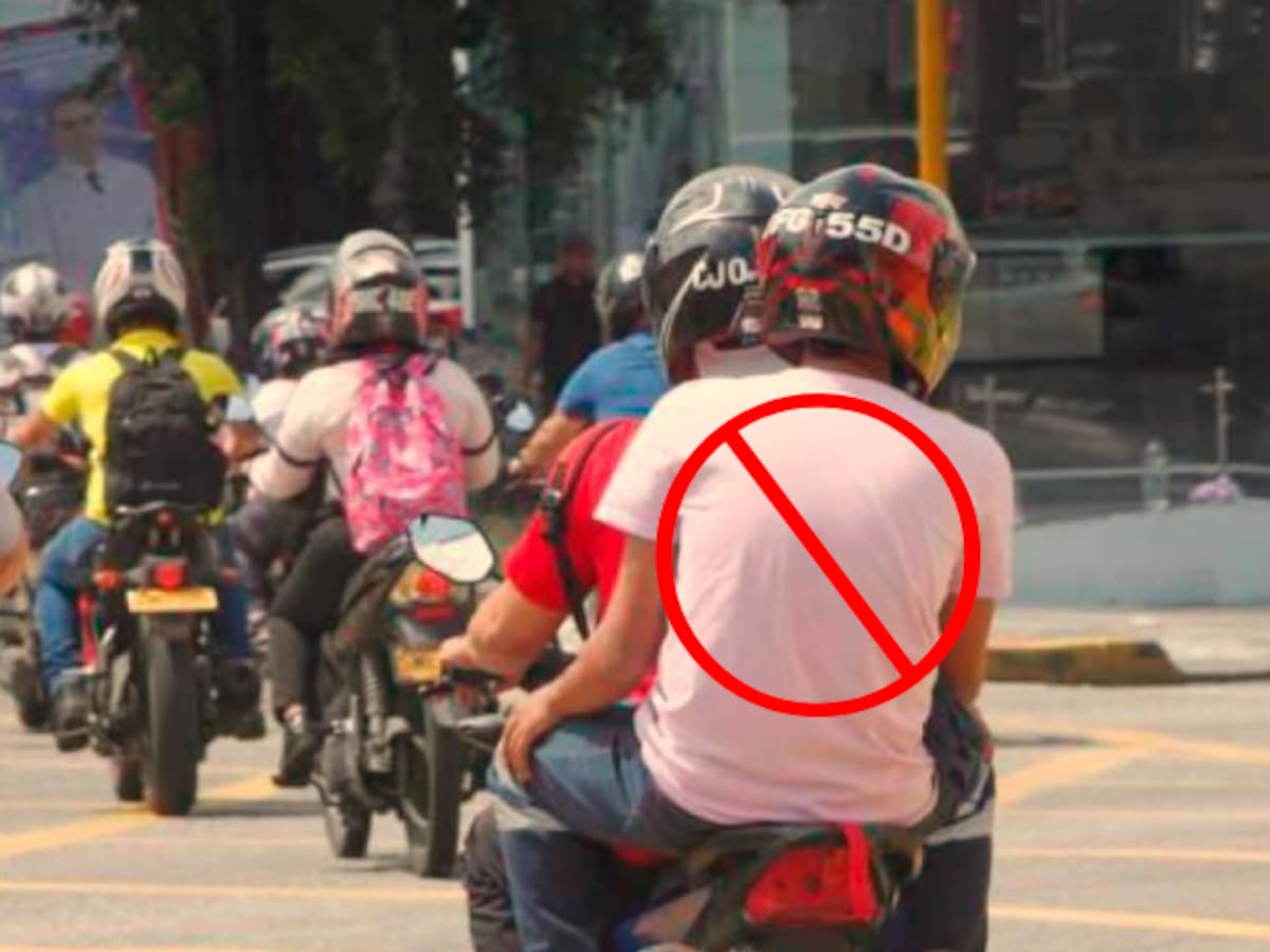 ATENCIÓN: Habrá restricción de parrillero en Bucaramanga