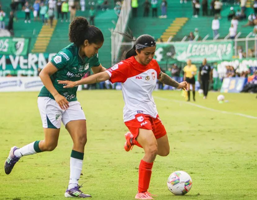 Deportivo Cali vs. Santa Fe en la final de la Liga Femenina 2025 / Independiente Santa Fe