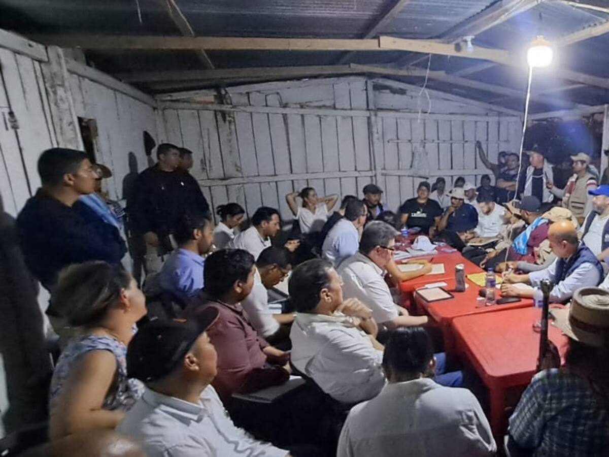 Continúan los diálogos entre Gobierno Nacional y comunidades en Los Pozos