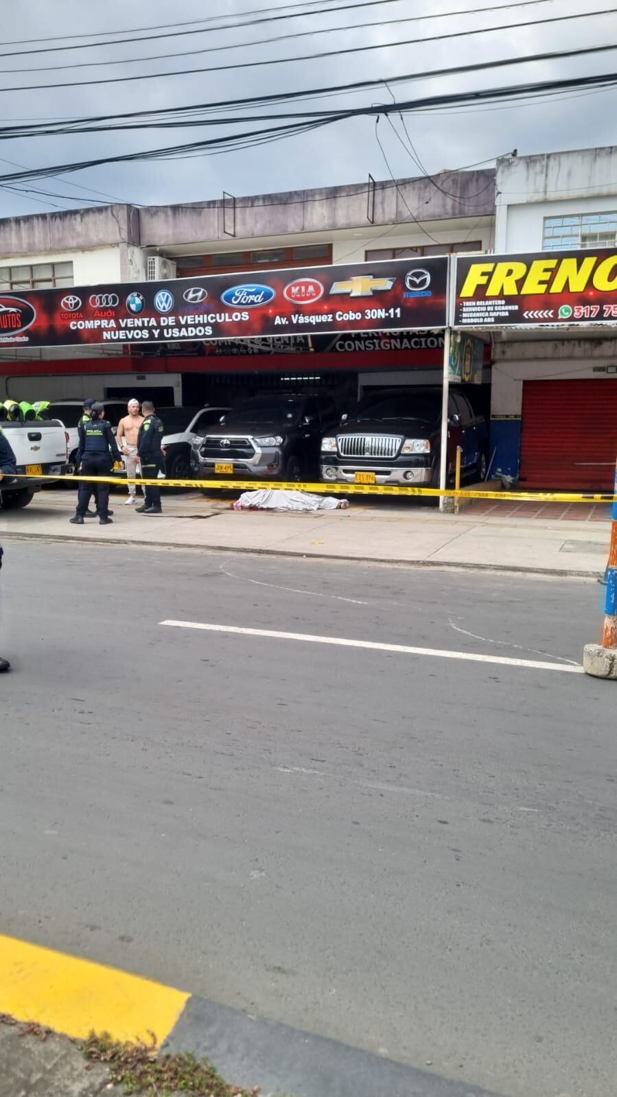 Atención: un muerto y dos capturados tras atentado sicarial en el norte de Cali - Redes Sociales