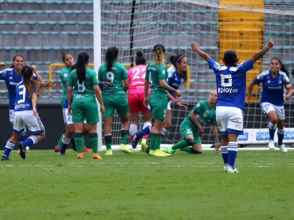 Millonarios ganó y se clasificó a los cuartos de final de la Liga Femenina